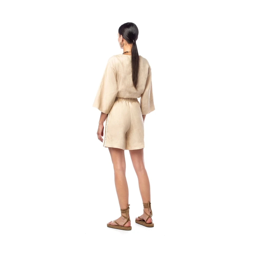 MVP wardrobe ST. Raphael Shorts Beige Dames