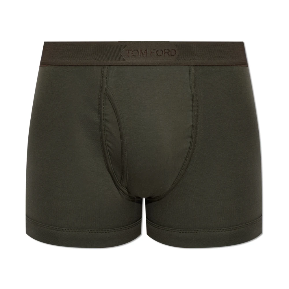 Tom Ford Uomo Verde - Boxer In Cotone - Underwear - Xl