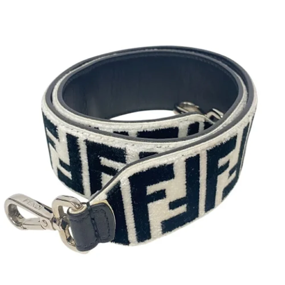 Fendi Vintage Pre-owned Leather home-office Black Dames