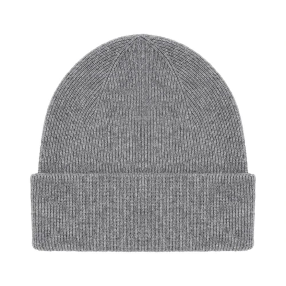 Fear Of God Kasjmier Beanie Flanel Gebreid Logopatch Gray Heren