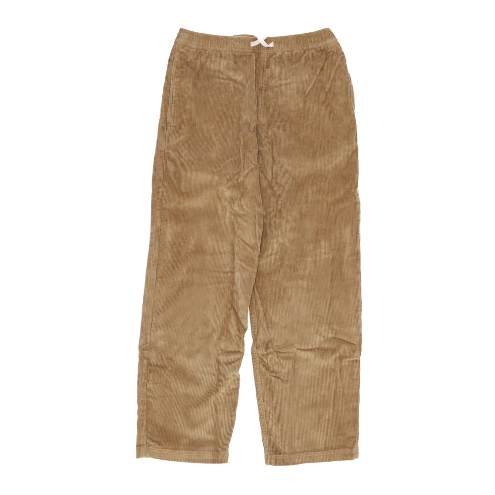 Element Men's Brown Elet, Wide Trousers, L, Velvet Corduroy Trousers