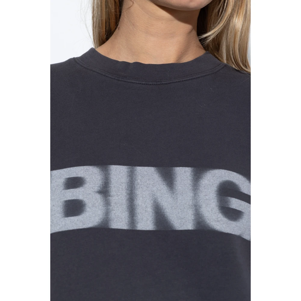 Anine Bing Sweatshirt met logo Gray Dames