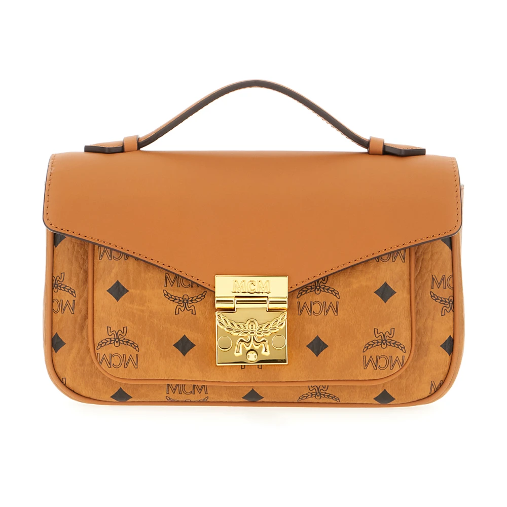 Mcm Brown Tracy Vi Medium Crossbody - Female - Handbags - One Size - Bags