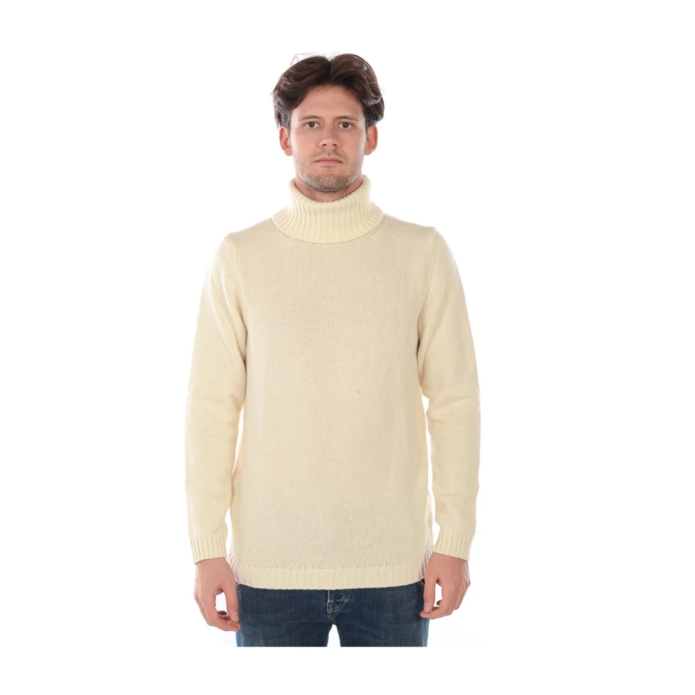 Daniele Alessandrini Ushuaia Sweater Pullover Beige Heren