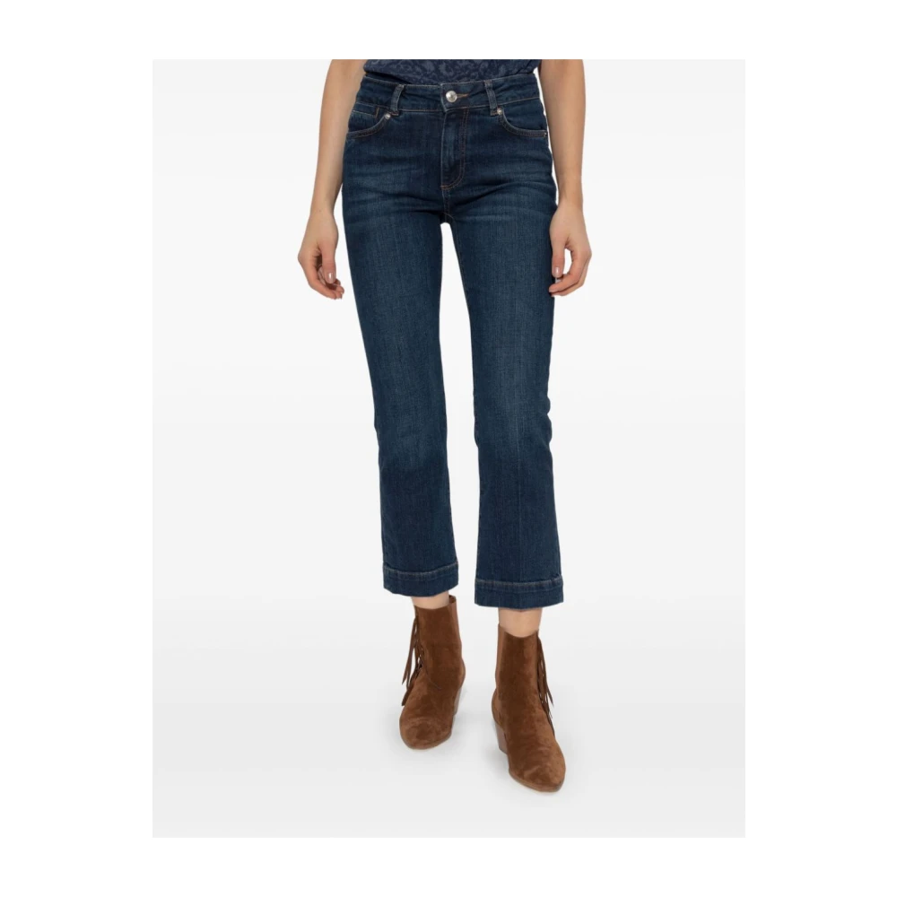 SPORTMAX Stijlvolle Denim Jeans Umbria 007 Blue Dames