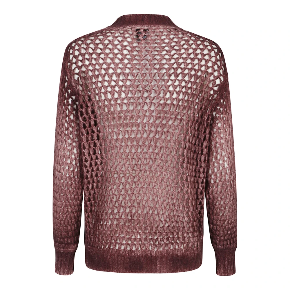 Avant Toi Kasjmier Zijde Trui Bordeaux Italië Red Dames