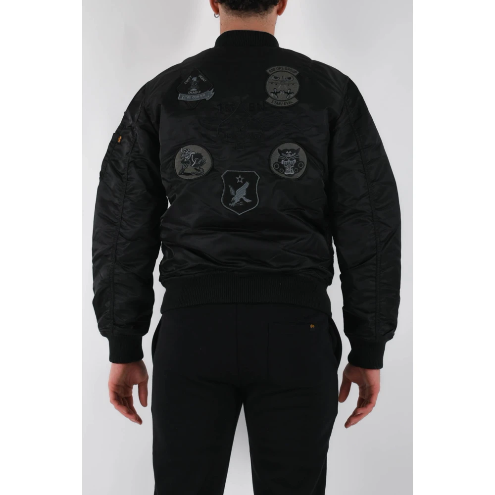 alpha industries Patch Ma-1 Bomberjack Black Heren