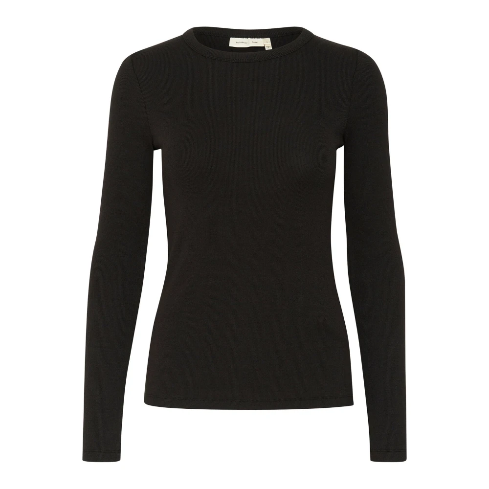 Inwear Black Long Sleeve Base Top - Female - Long Sleeve T-Shirts - S - Tops