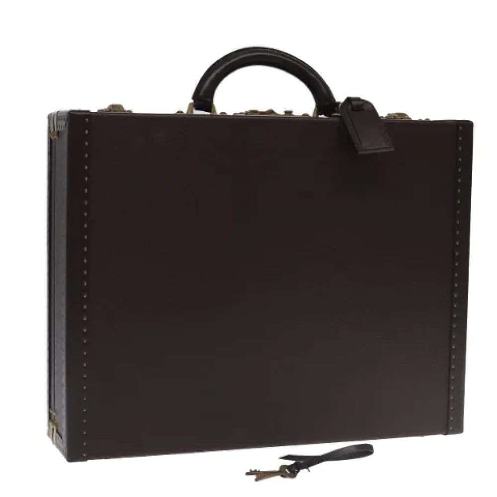 Louis Vuitton Vintage Pre-owned Leather travel-bags Brown Dames