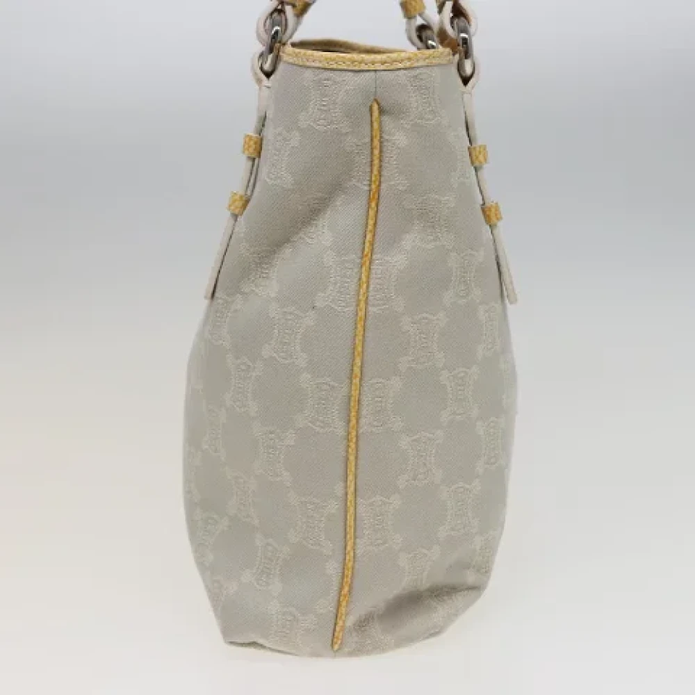 Celine Vintage Pre-owned Canvas totes Yellow Dames
