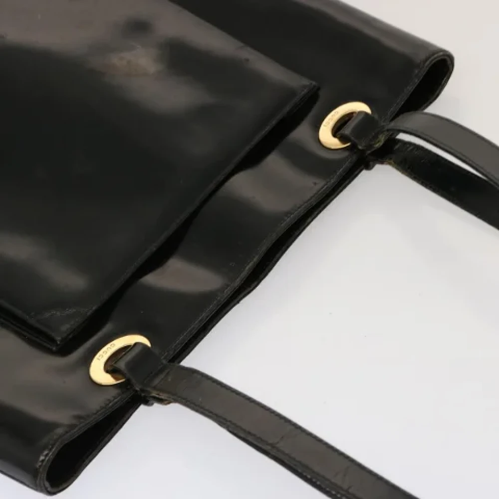 Gucci Vintage Pre-owned Leather totes Black Dames