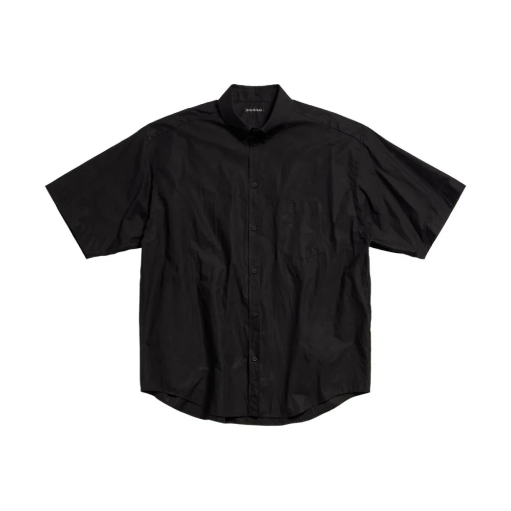 Balenciaga Zwarte Shirt MM Black Heren
