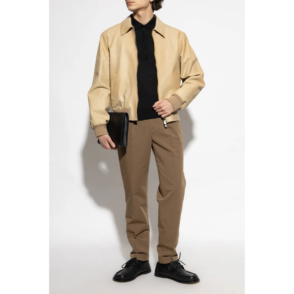 Tom Ford Broek met opgerolde pijpen Beige Heren