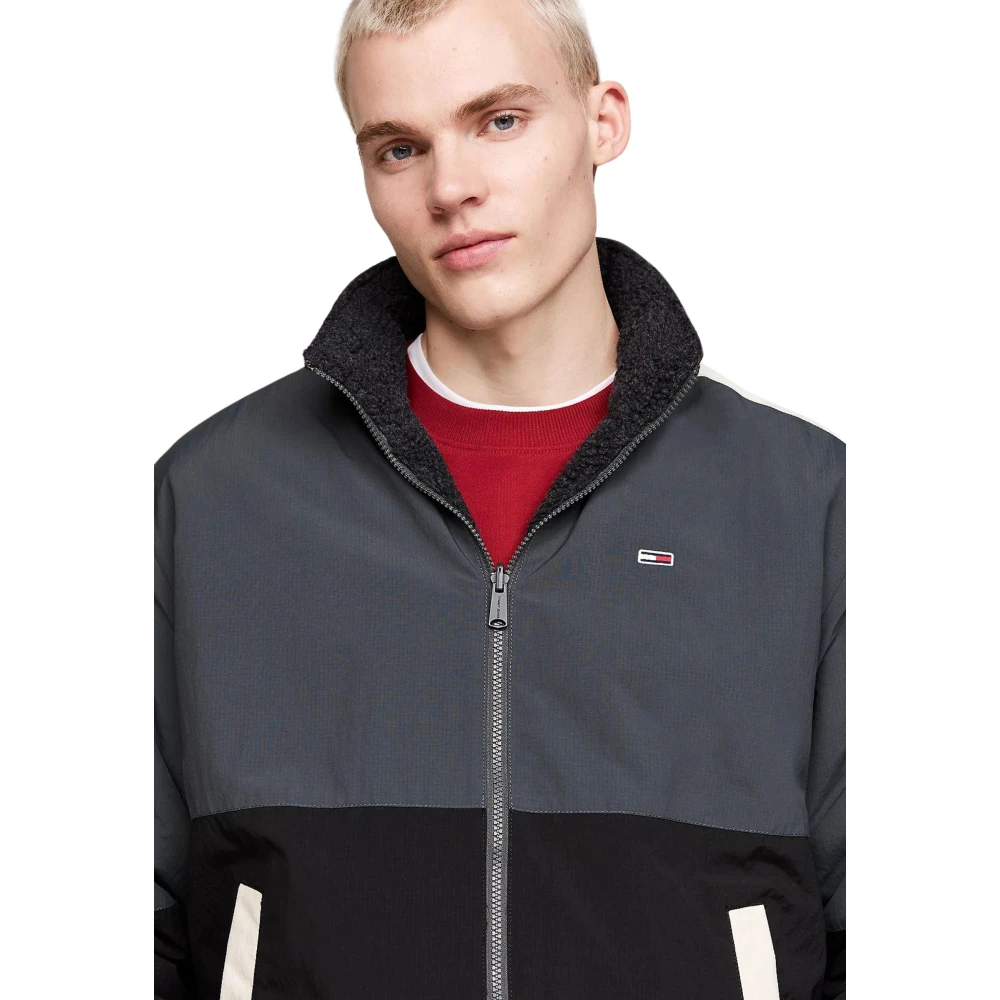 Tommy Hilfiger Omkeerbare Sherpa Jas Kleurblok Multicolor Heren
