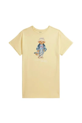 Stickad T-shirtklänning