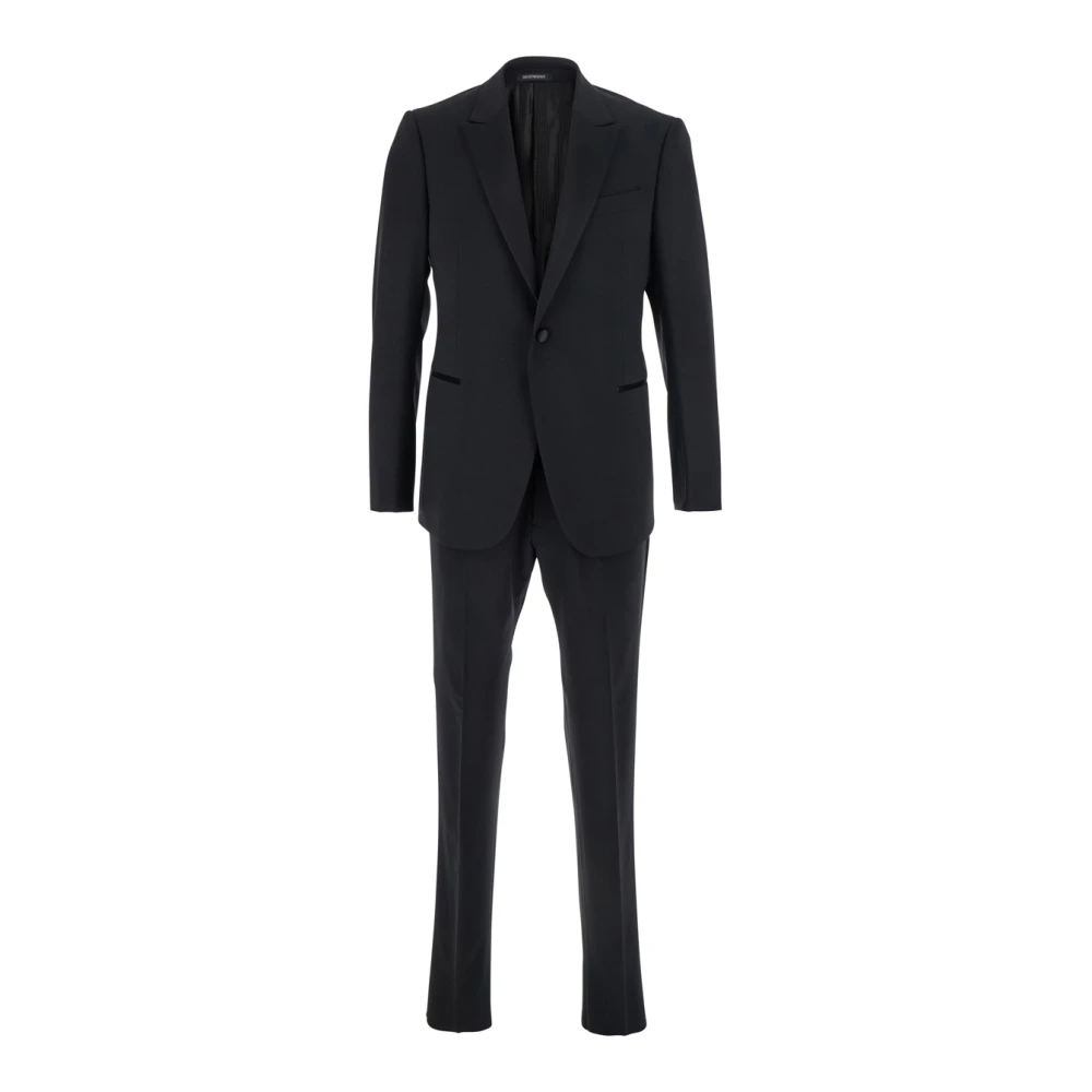 Emporio Armani Uomo Nero Abiti Xl, New,