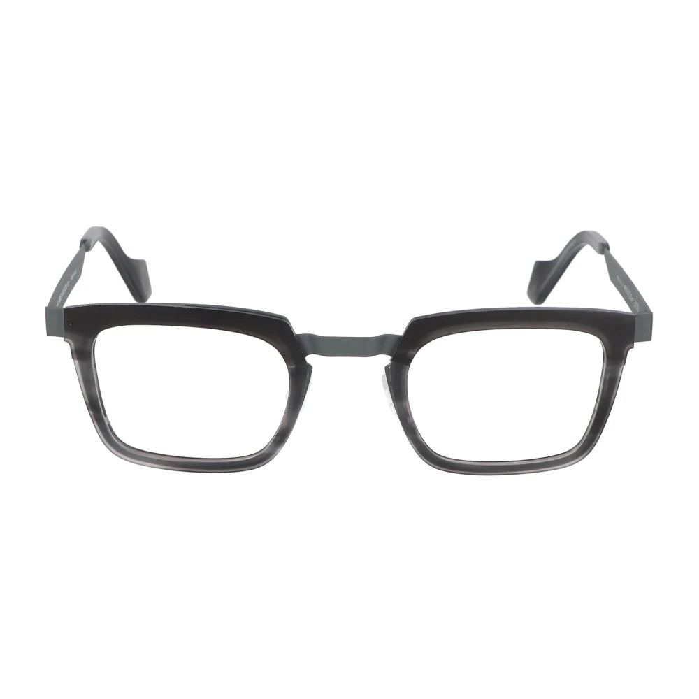 Anne & Valentin Vierkante acetaatbril Osvaldo Brown Unisex