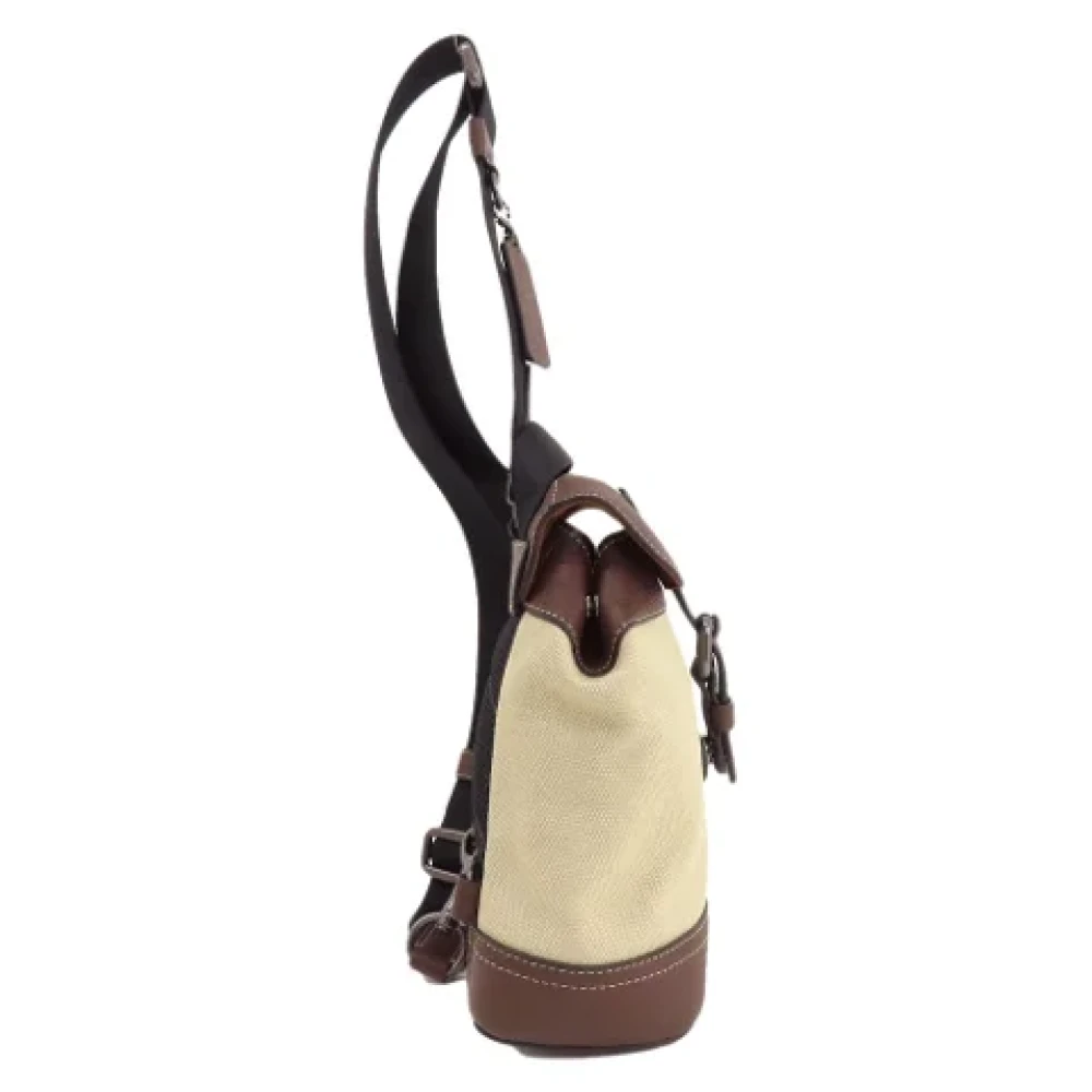 Coach Pre-owned Canvas shoulder-bags Brown Dames