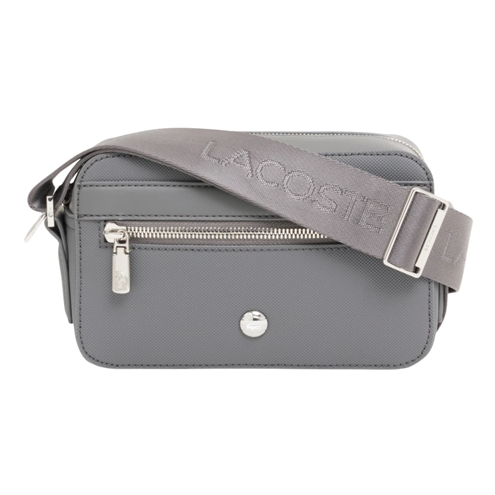 Lacoste Uomo Grigio Borse, Taglia Unica, New,