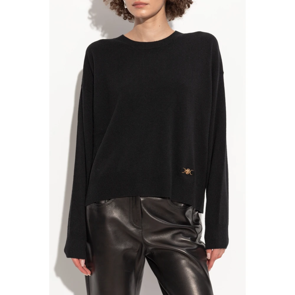 Versace Trui met logo Black Dames
