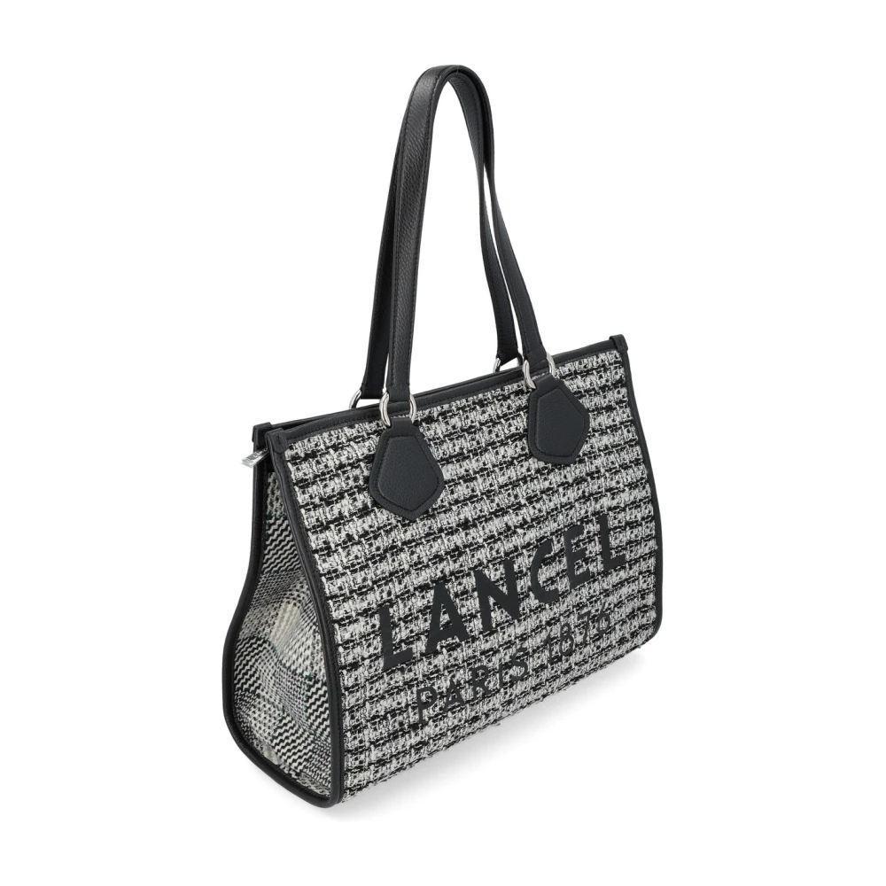 Lancel Witte Tote Tas Klassieke Stijl Gray Dames