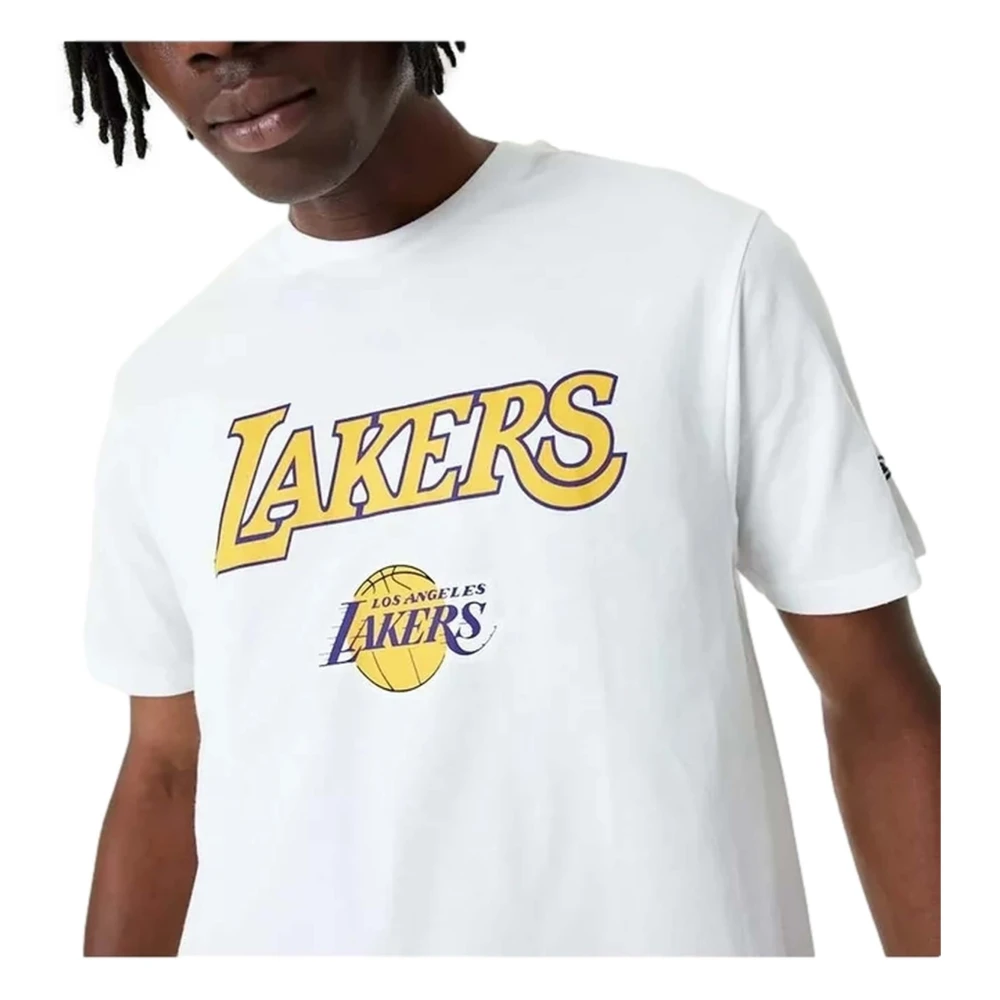 new era NBA Team Logo T-shirt White Heren