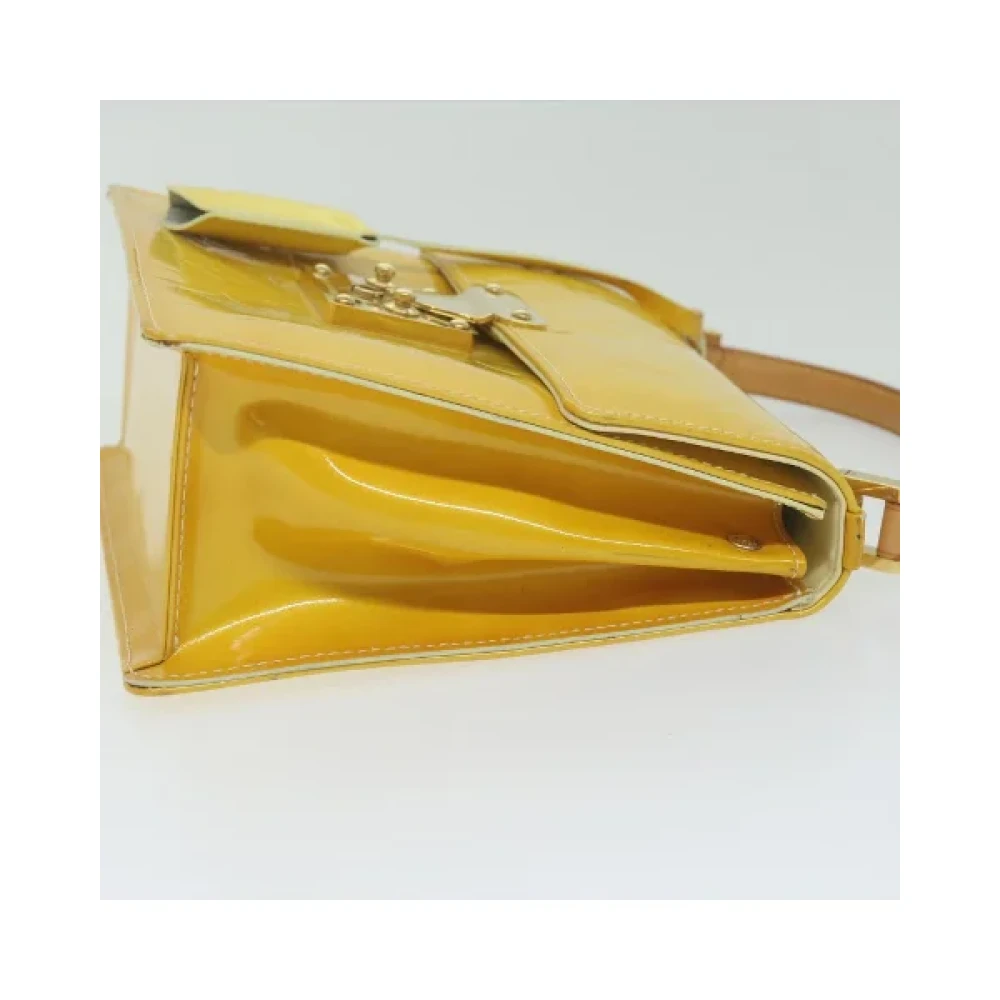 Louis Vuitton Vintage Pre-owned Leather handbags Yellow Dames