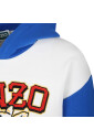 tigre-rugissant-sweat-a-capuche-en-coton-multicolore