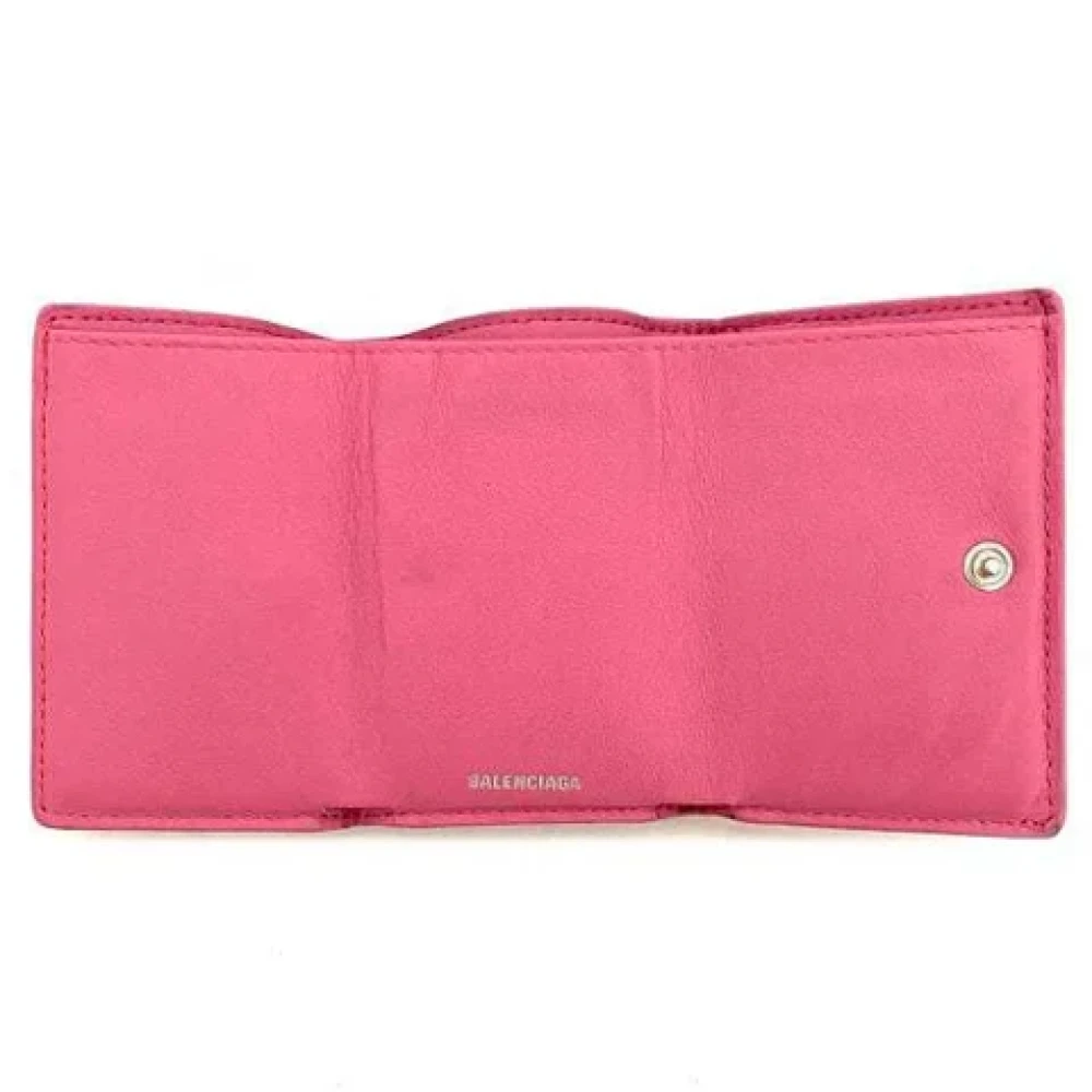 Balenciaga Vintage Pre-owned Leather wallets Pink Dames