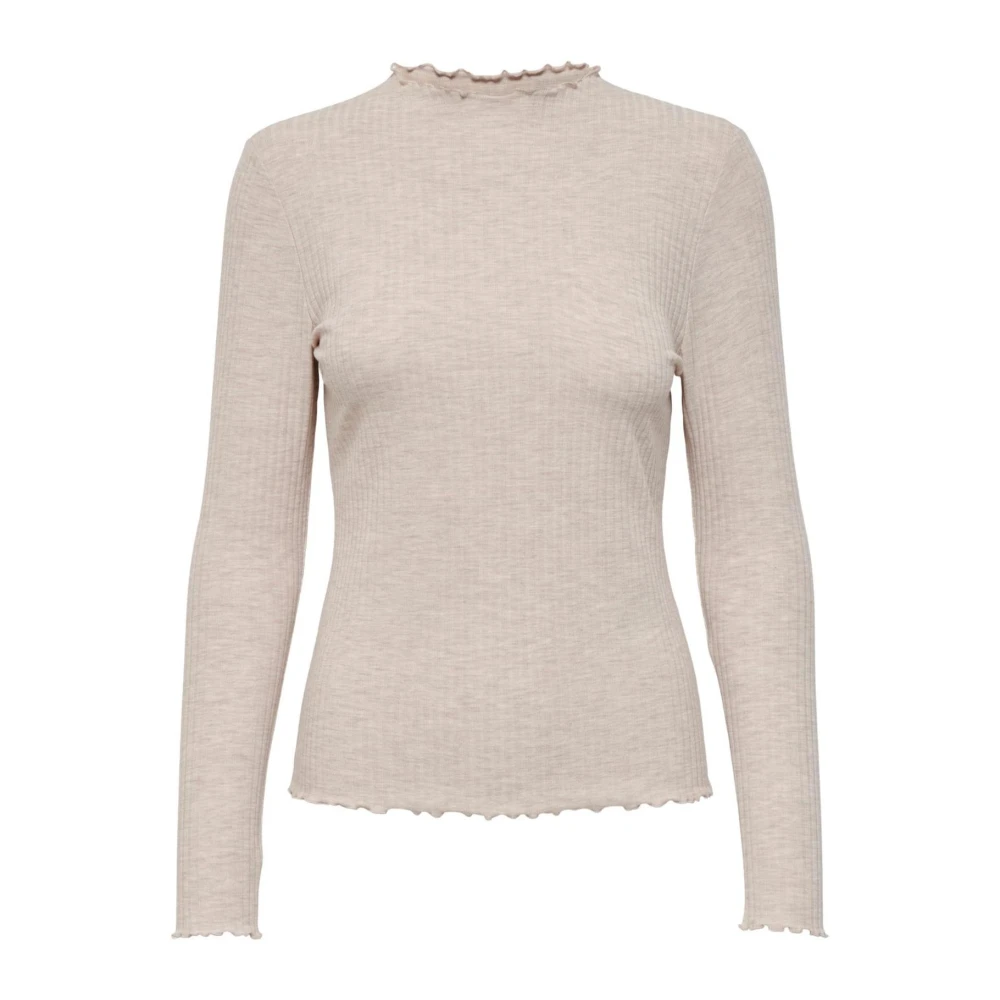 Only , Damen, Strickwaren, Beige, Xl - Bild 5