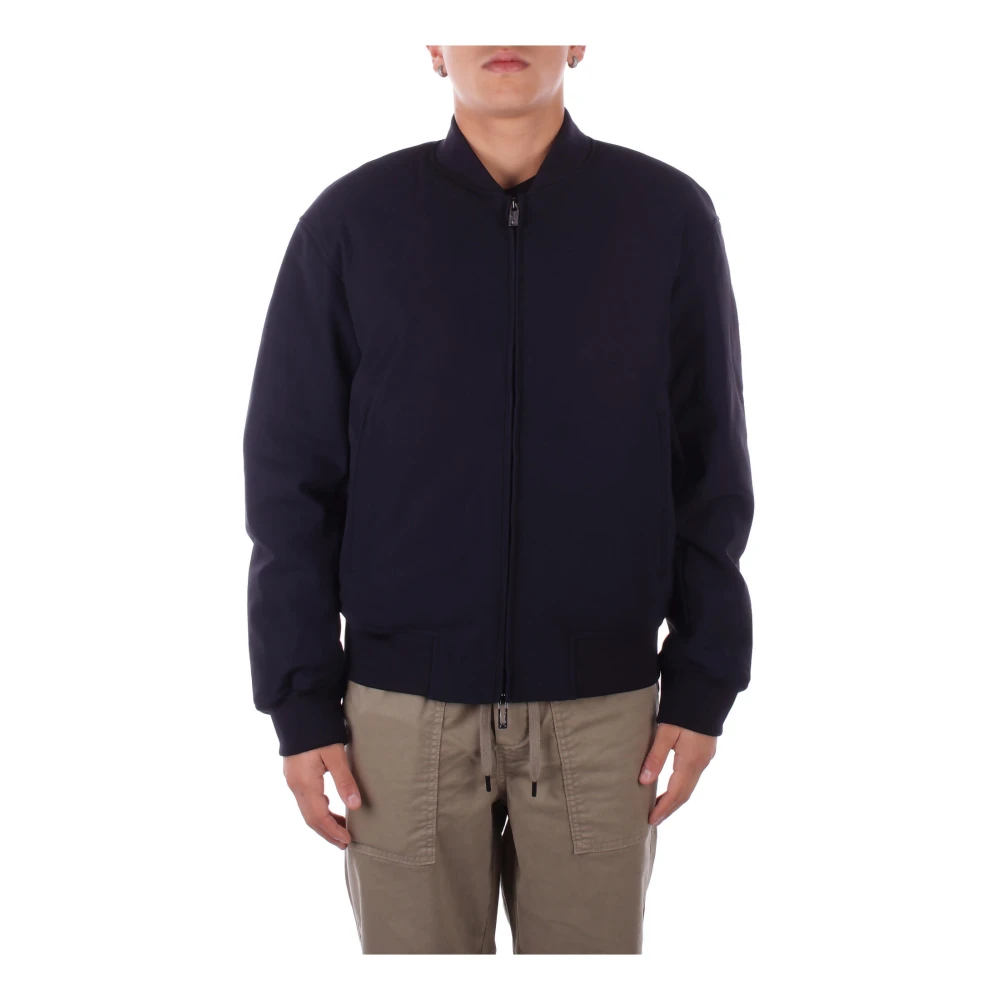 Emporio Armani Blauwe Logo Ritsjas Blue Heren