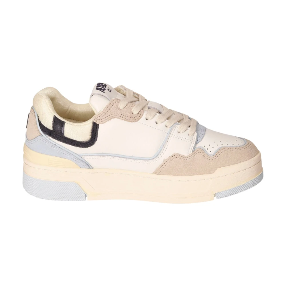 Autry Låg Topp Läder Sneaker Multicolor, Dam