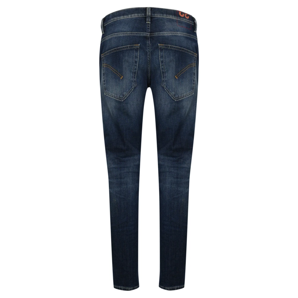 Dondup Blauwe Denim 5-Pocket Lage Taille Broek Blue Heren