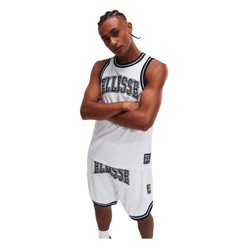 Ellesse Witte tanktop vest tee White Heren