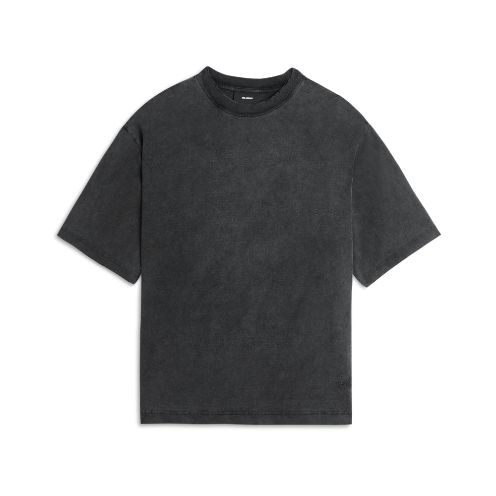 Axel Arigato Wes Distressed T-Shirt Black Heren