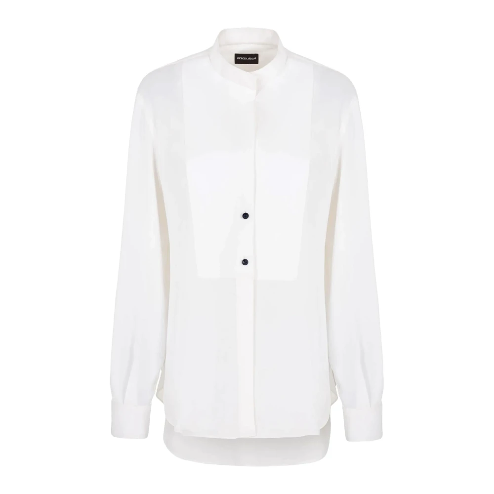 Giorgio Armani Blouses Shirts White Dames