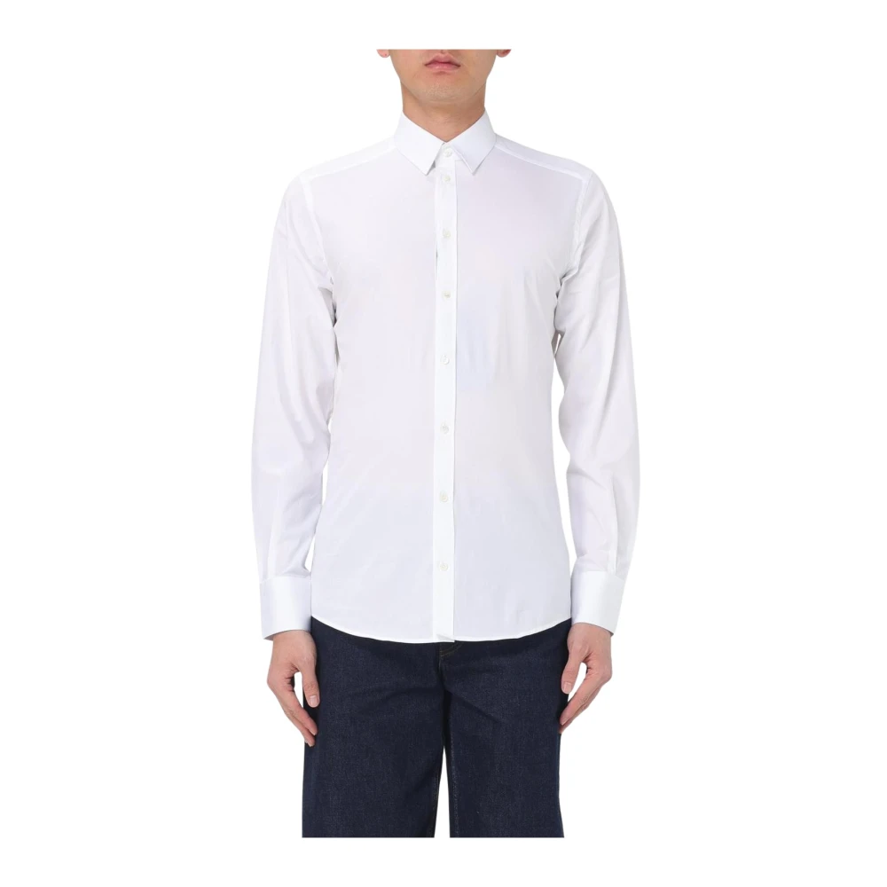 Dolce & Gabbana Men's White Casual Shirts,, Timeless Cotton Dress Shirt Extra Large