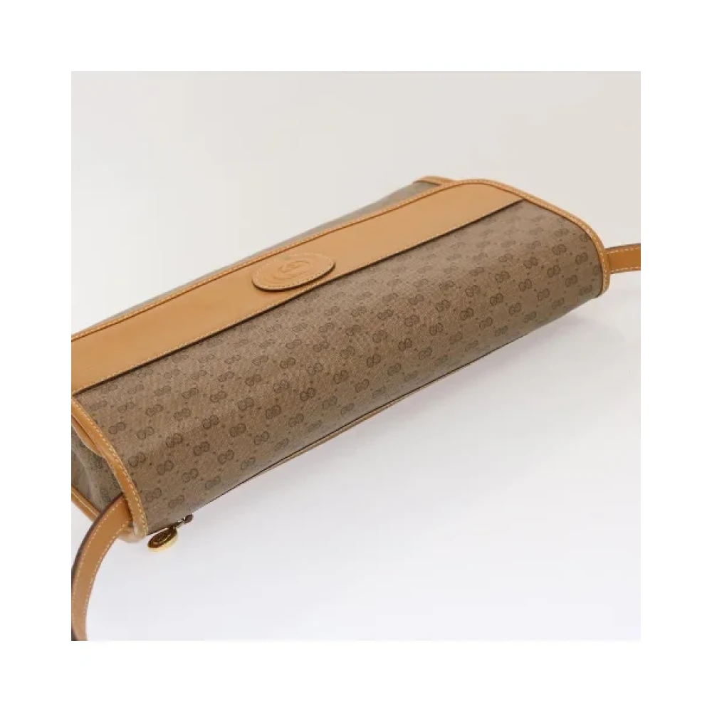 Gucci Vintage Pre-owned Canvas gucci-bags Beige Dames