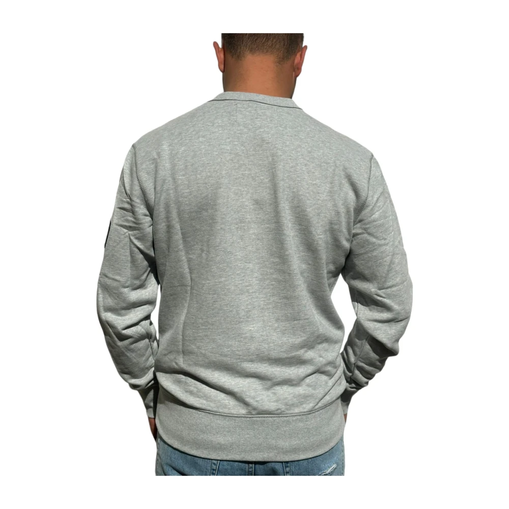 Calvin Klein Stijlvolle Sweatshirt voor Mannen Gray Heren