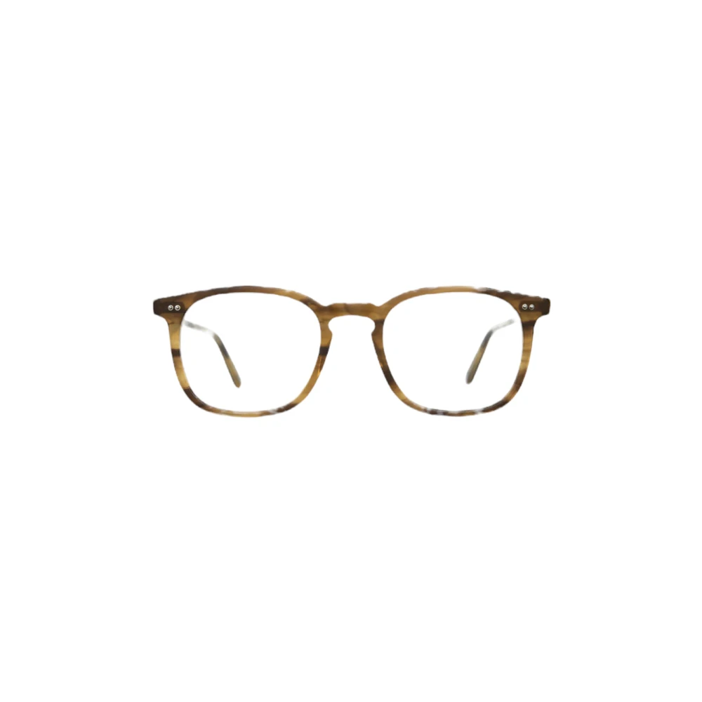 Garrett Leight Matte G.i. Tortoise Bril Brown Heren