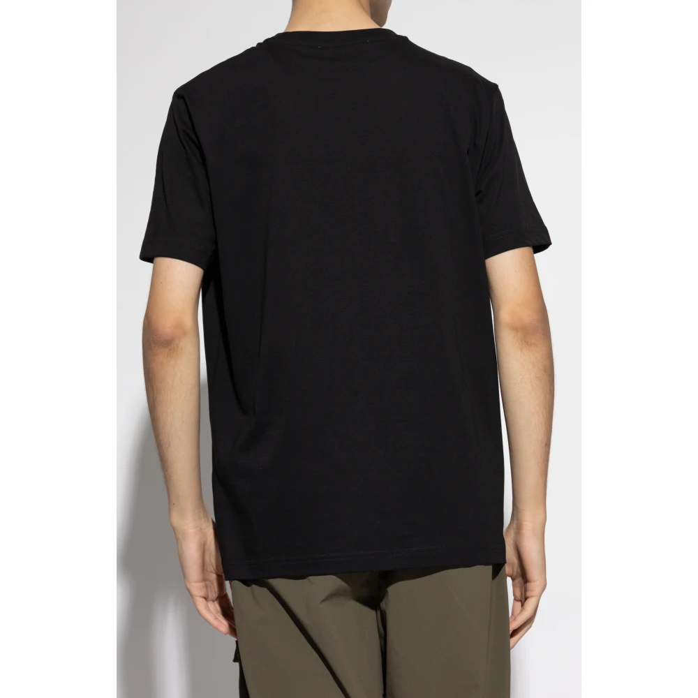 Iceberg T-shirt met logo Black Heren