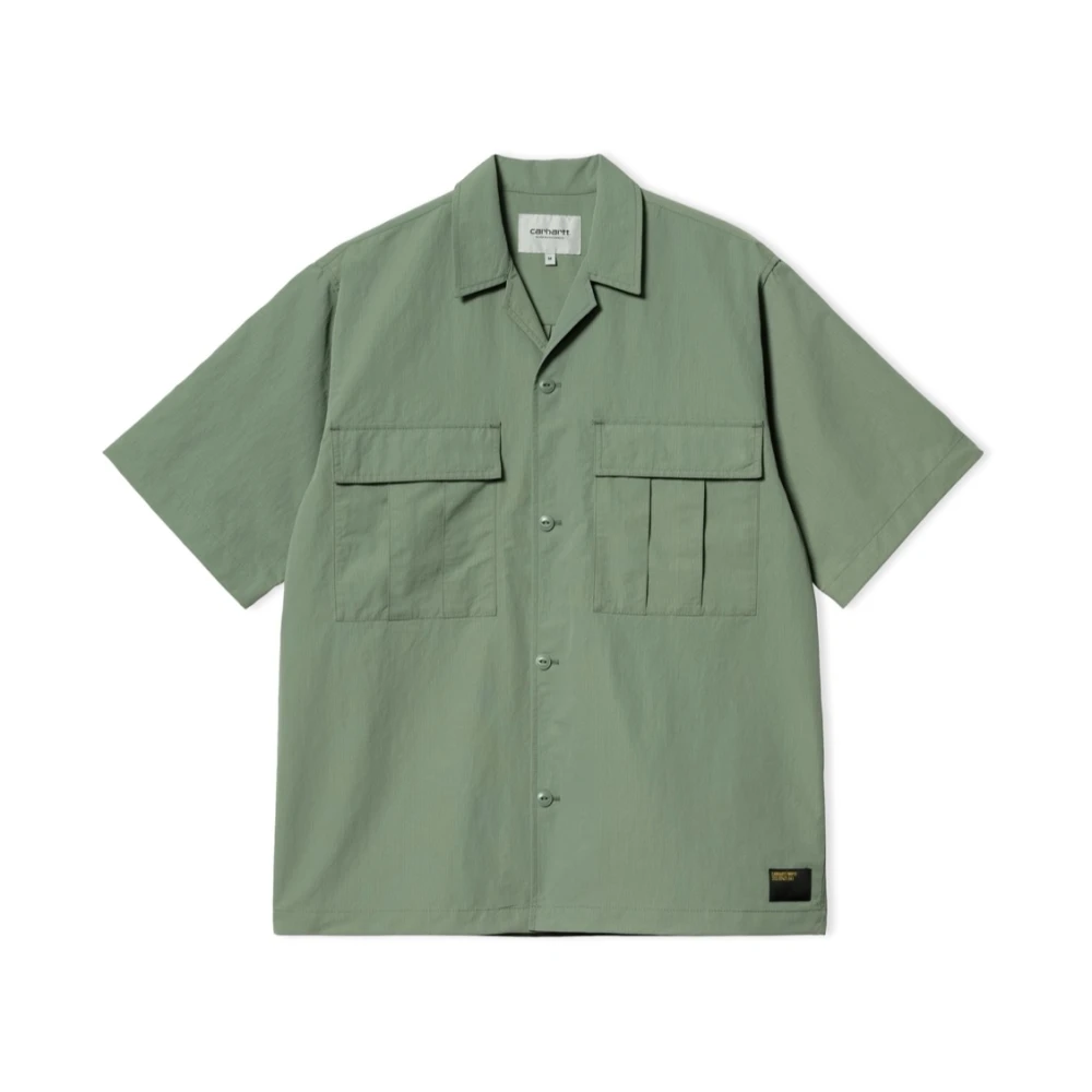 Carhartt WIP Evers Nylon Loose Fit Shirt Green Heren