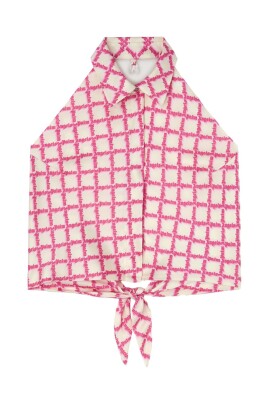crossed-logo-print-scarf-shirt