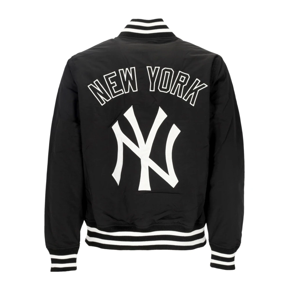 new era Yankees Logo Bomberjack Zwart Wit Black Heren