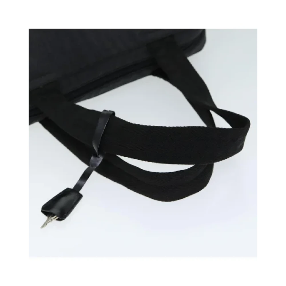 Prada Vintage Pre-owned Nylon handbags Black Dames