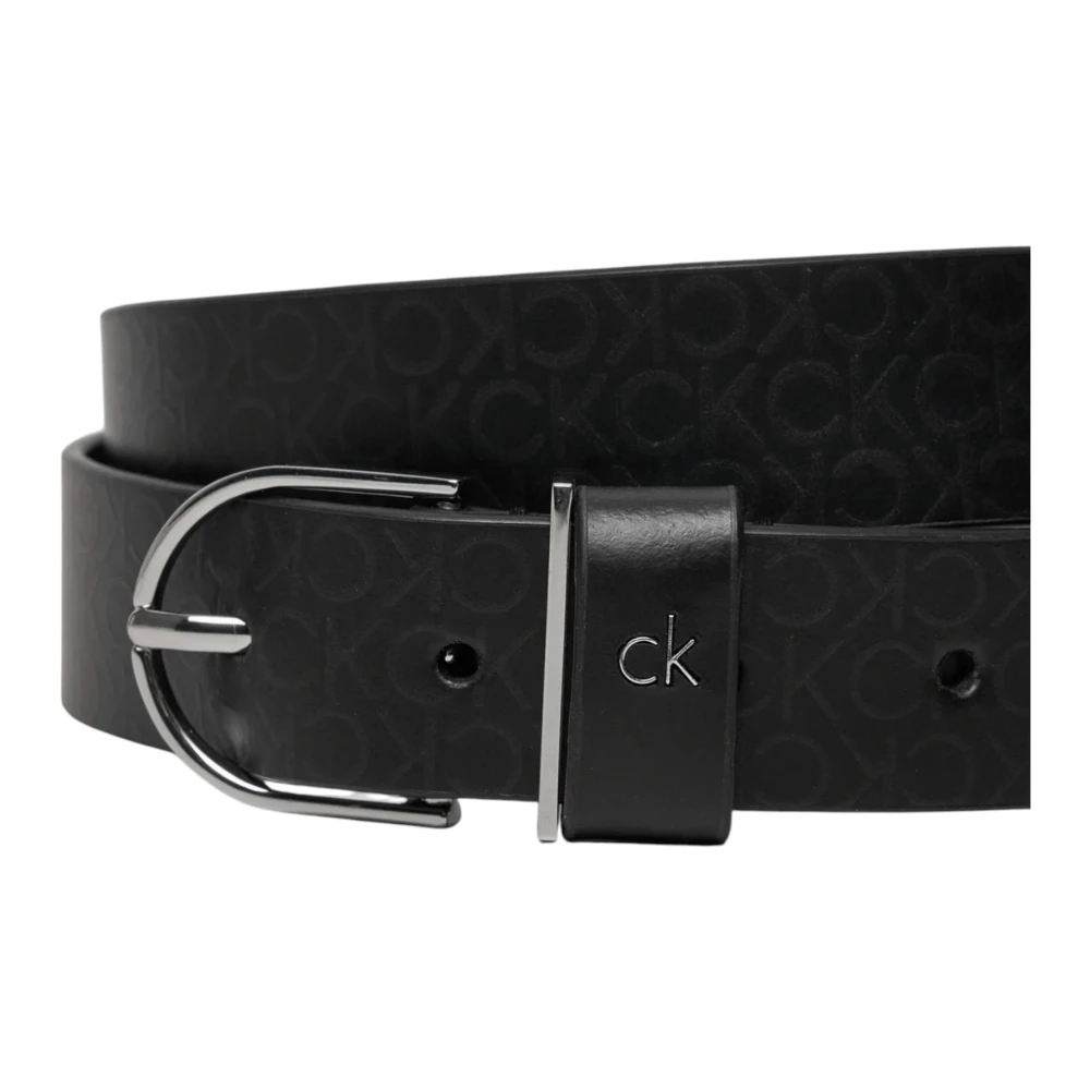 Calvin Klein Leren Dames Lente Zomer Collectie Black Dames