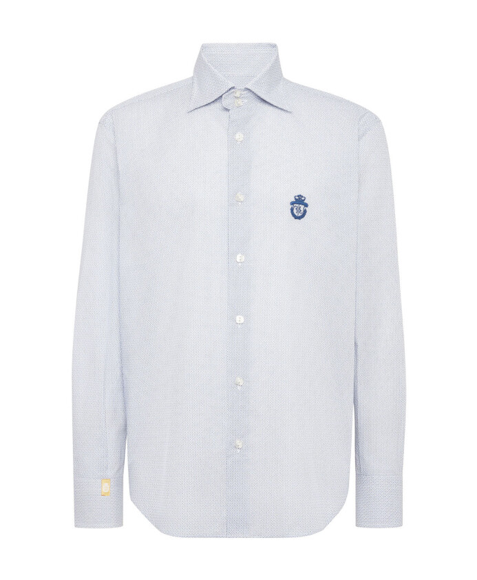 chemise-decontractee-bleue-avec-numero-de-modele