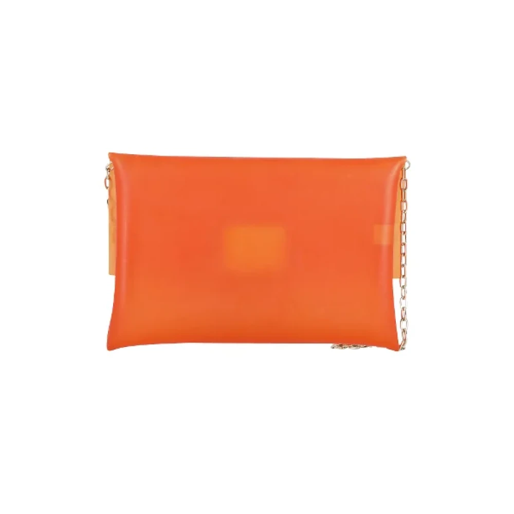 Anya Hindmarch Pre-owned Leather shoulder-bags Orange Dames