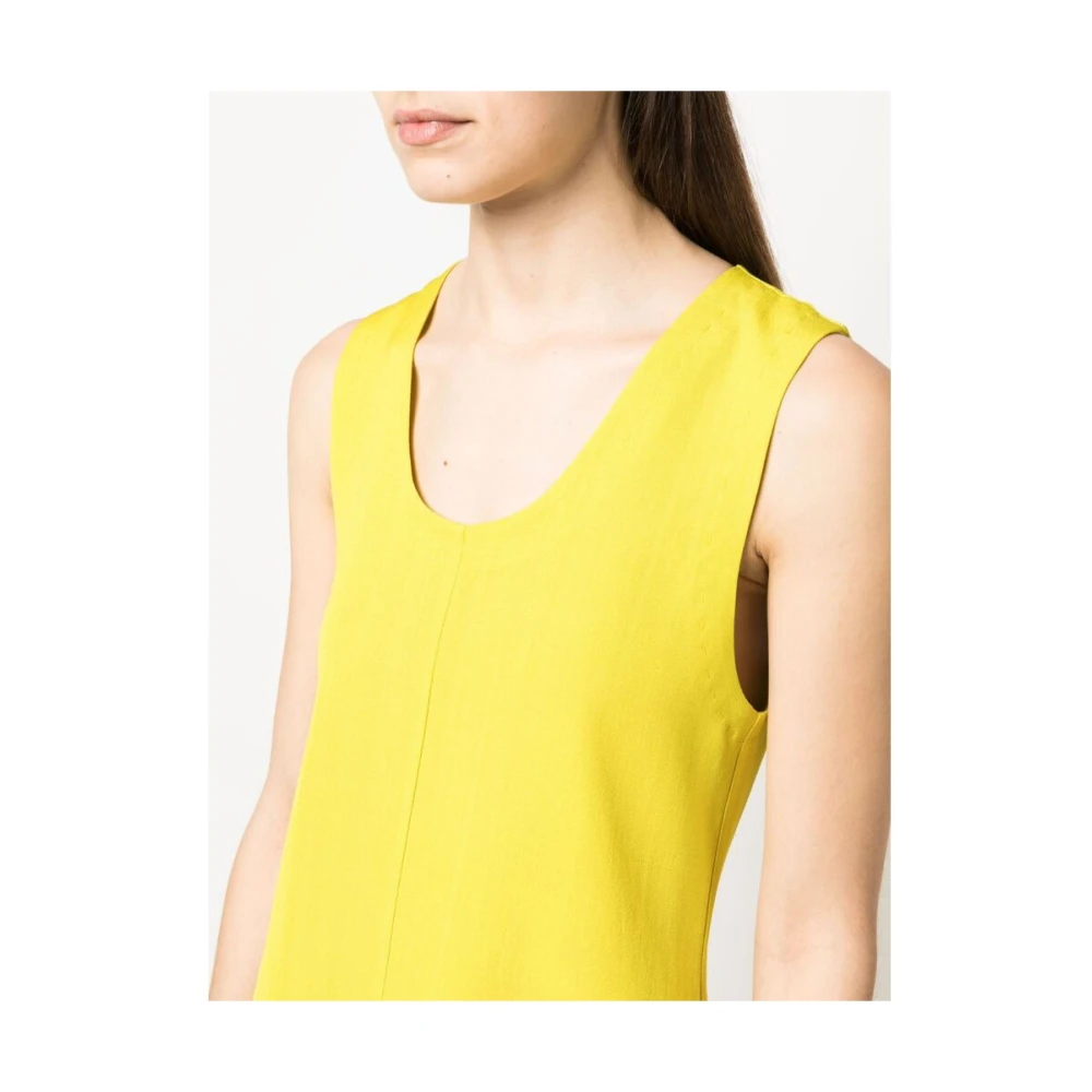 Calcaterra Midi Dresses Yellow Dames