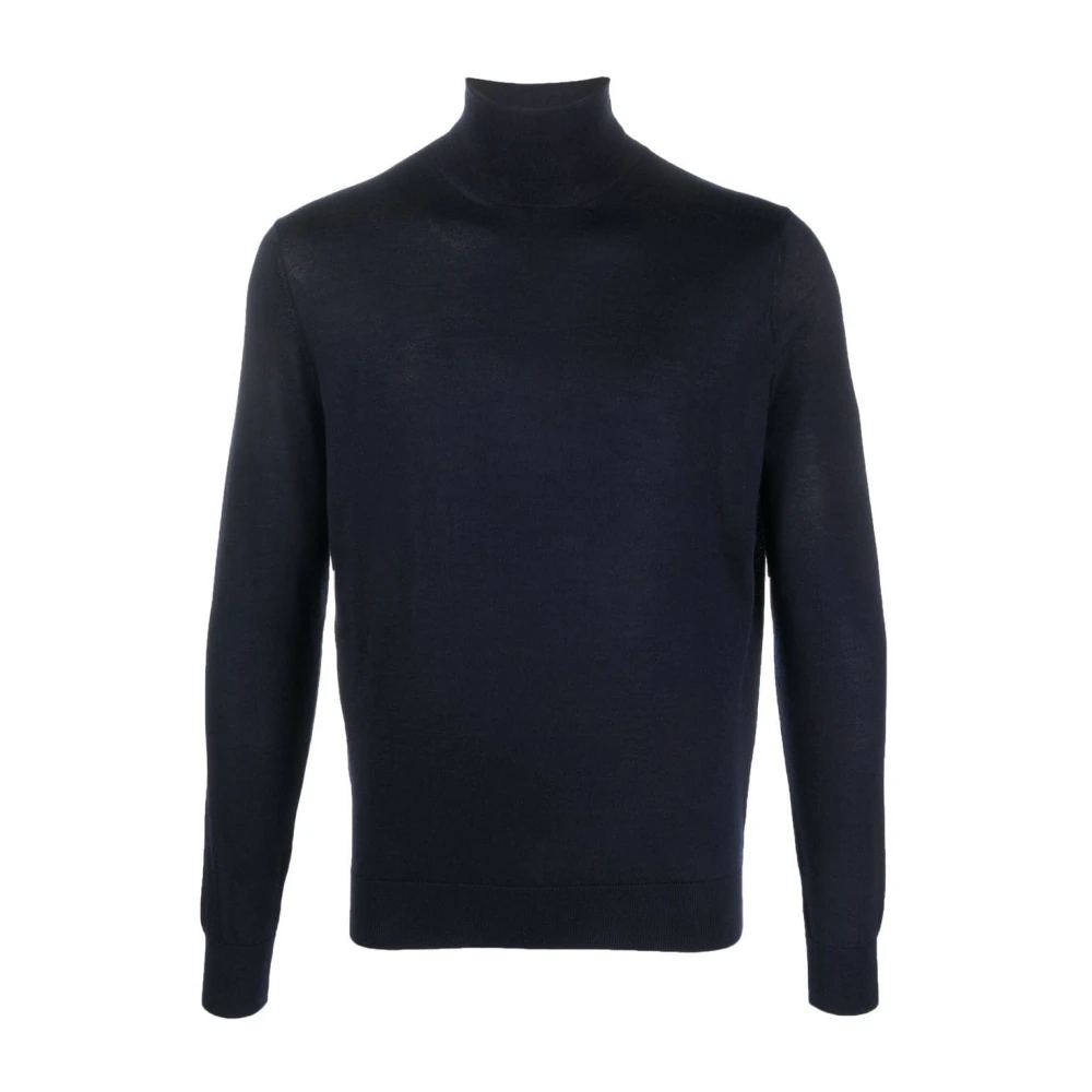 Colombo Blauwe Roll-Neck Sweater Blue Heren